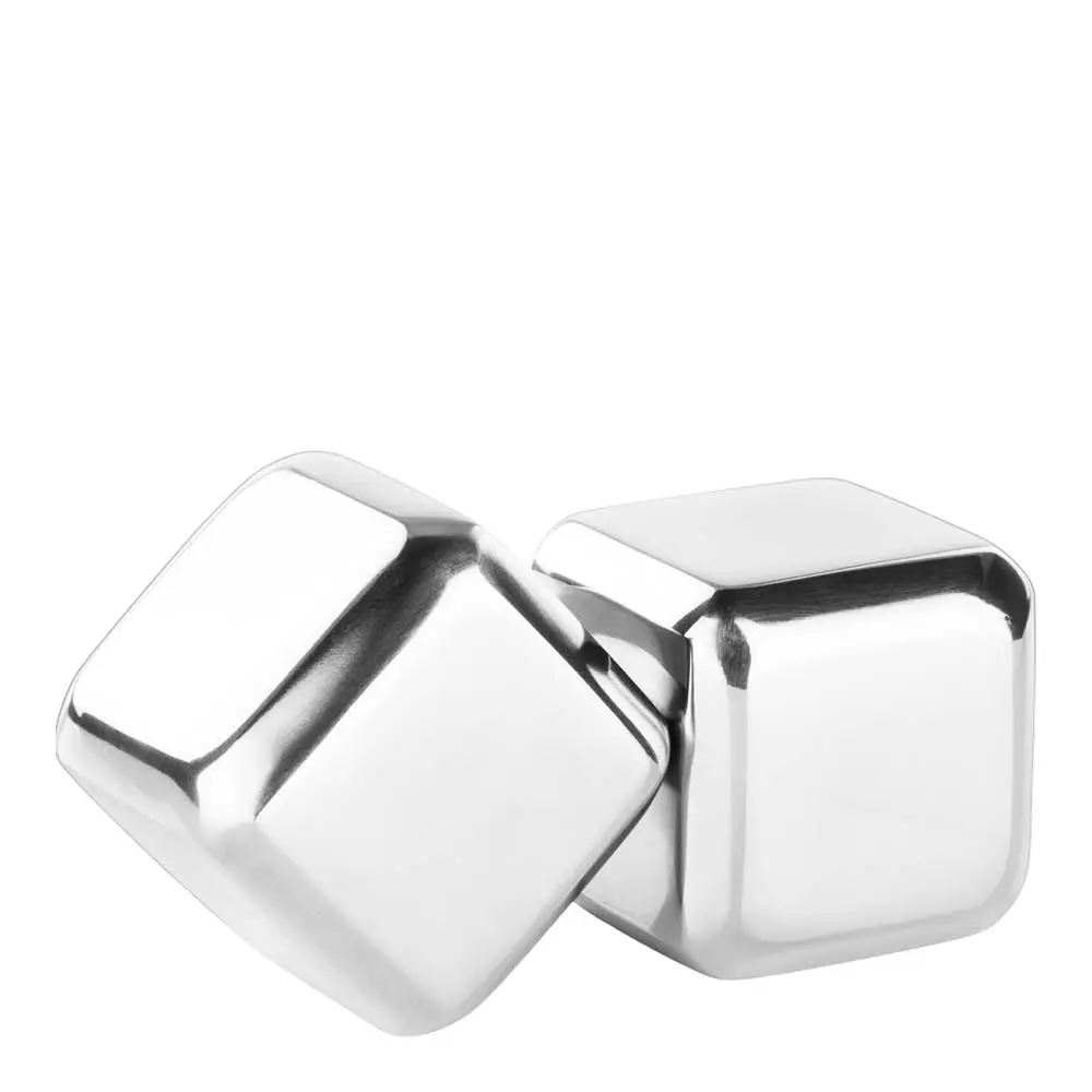 Isbiter i rustfritt stål 13,5x8,3 cm 2 stk
