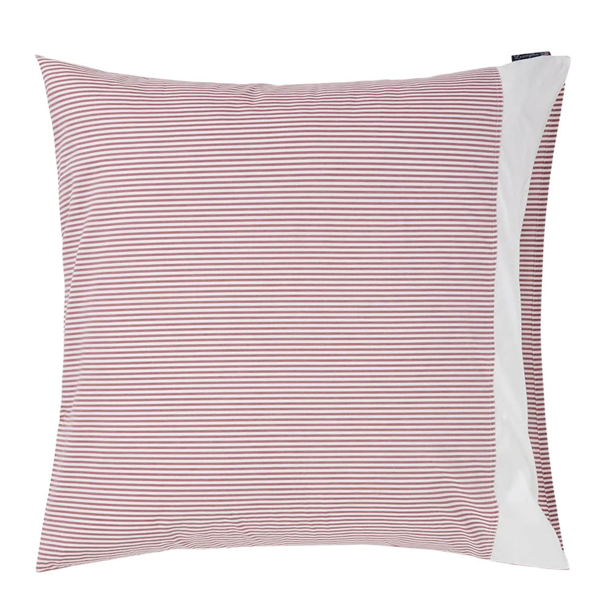 Lexington Örngott 65x65 cm bomullspercale randigt fig/white