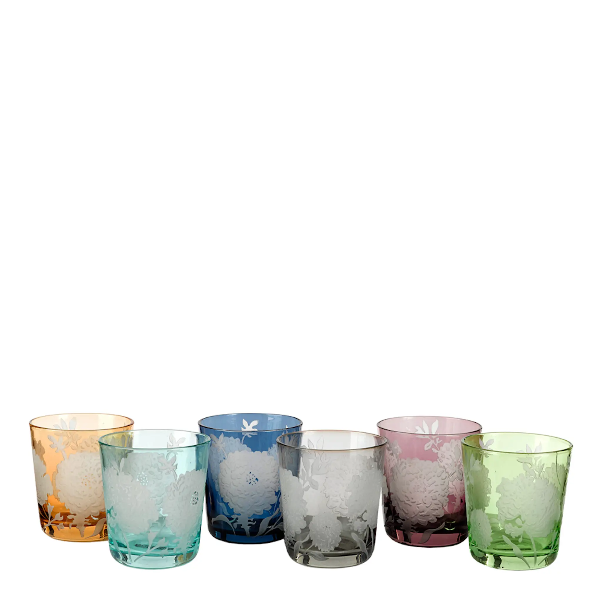 Pols Potten Peony Glas 6-pack Multi