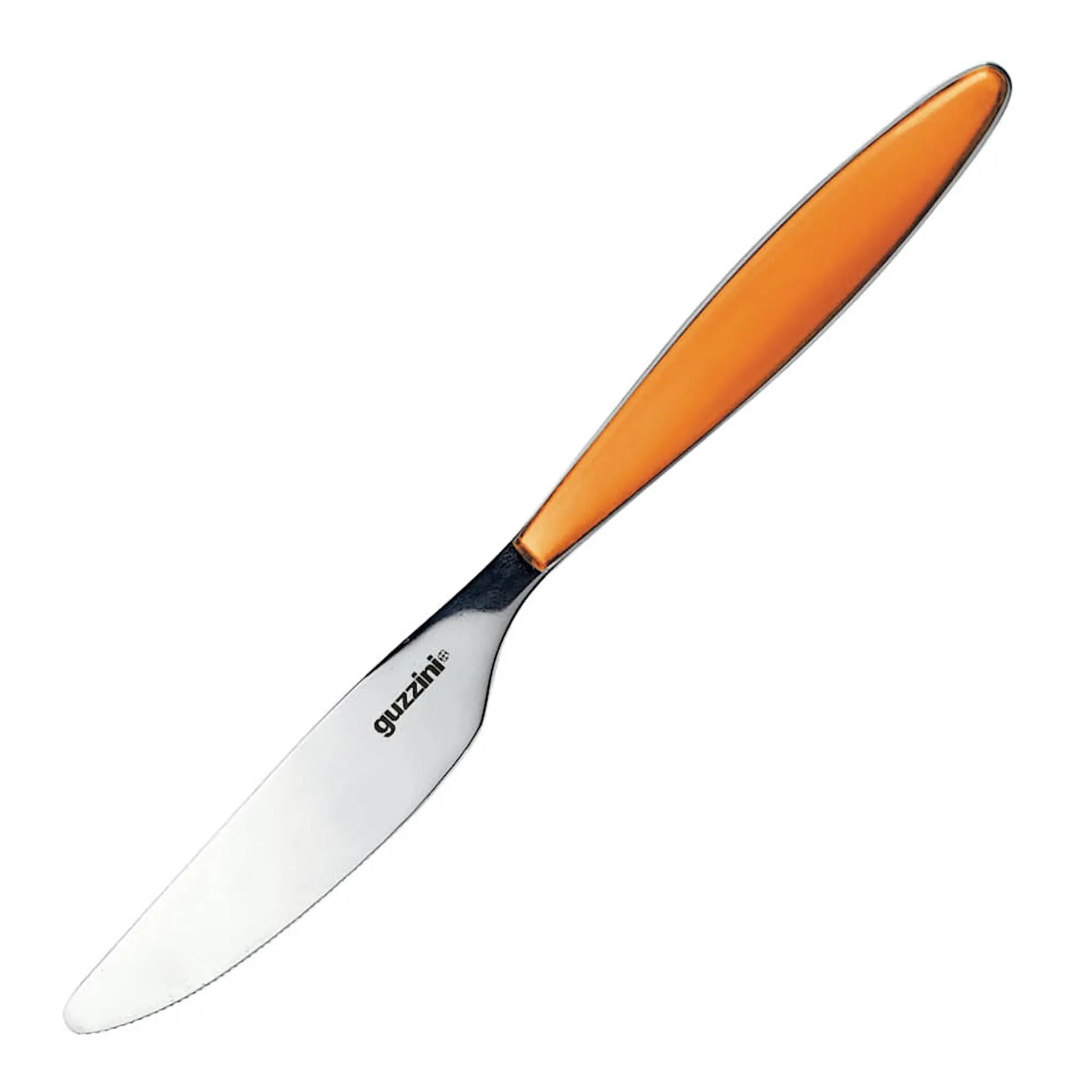 Guzzini Feeling dessertkniv 17 cm transparant orange
