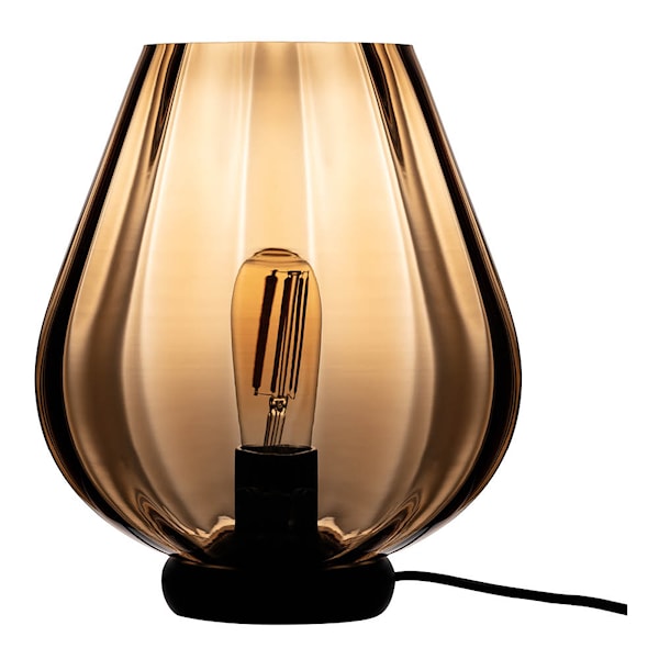 Rocks bordslampa 30 cm caramel