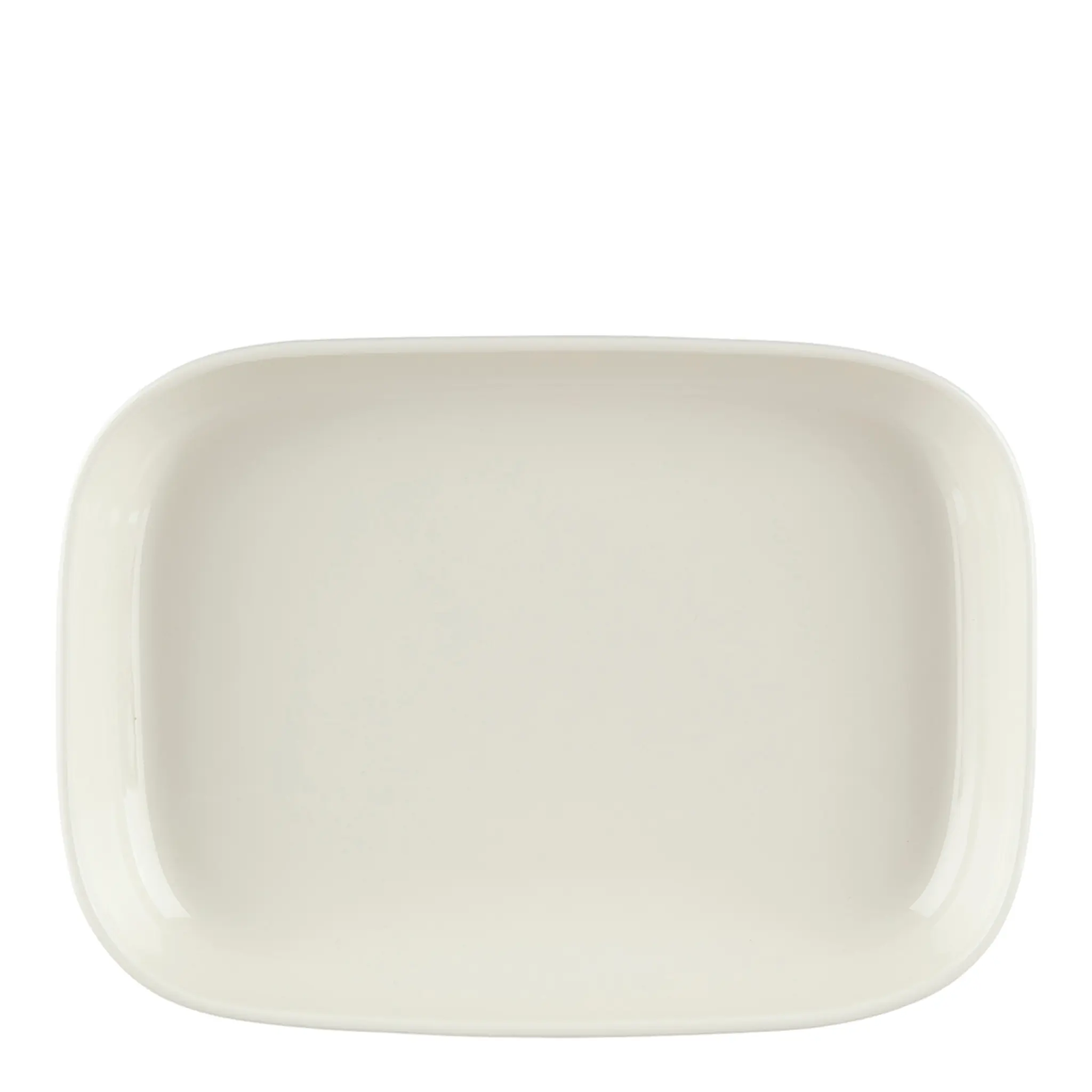 Marimekko Oiva / Siirtolapuutarha Tarjoiluastia 18x25 cm Valkoinen/Beige