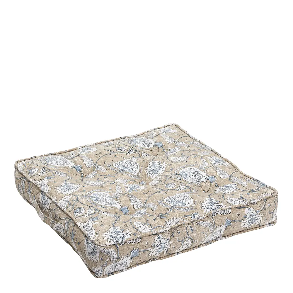 Pomegranate Istuintyyny 50x50 cm Beige/Sininen