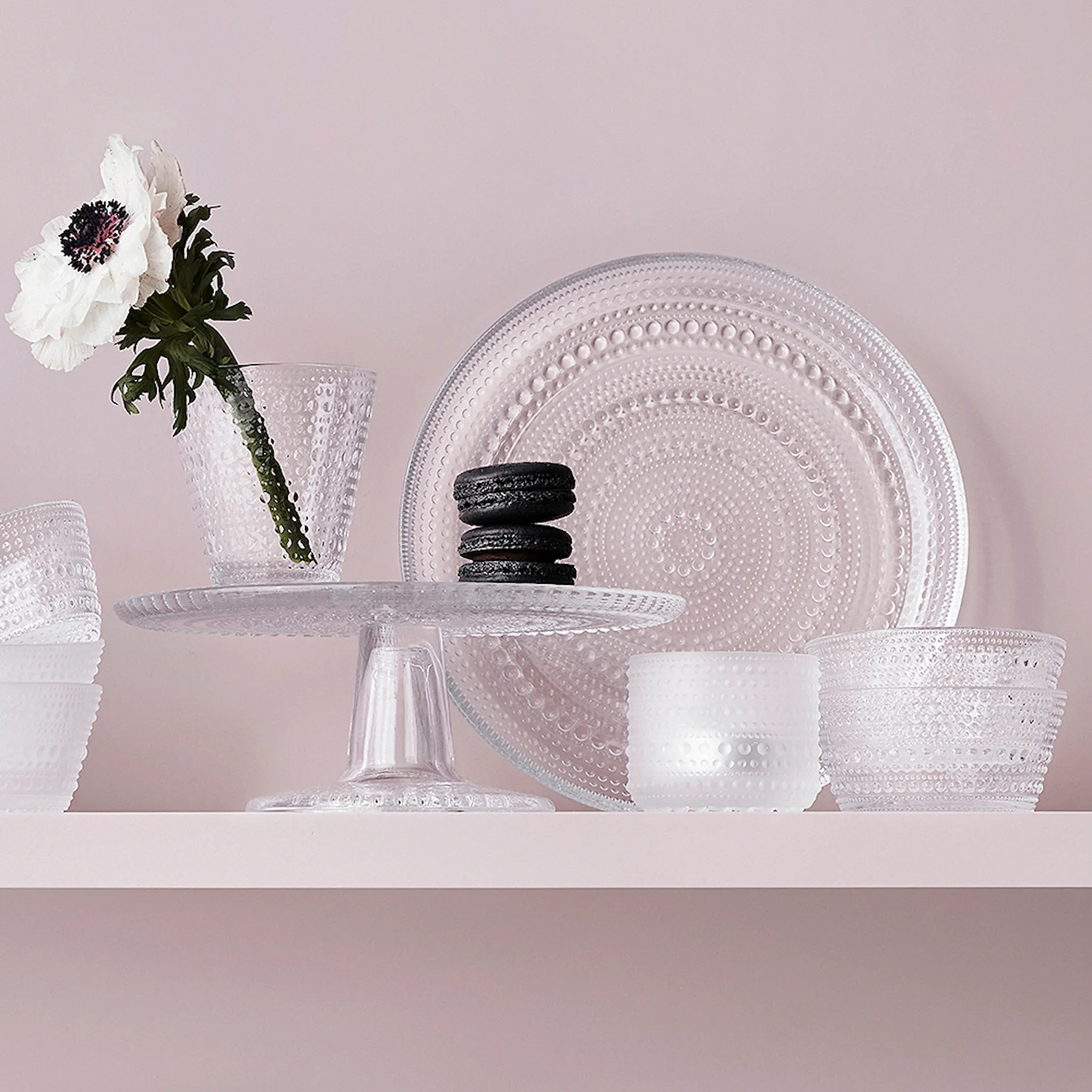 iittala Kastehelmi Kynttilälyhty 6,4 cm Matta kirkas