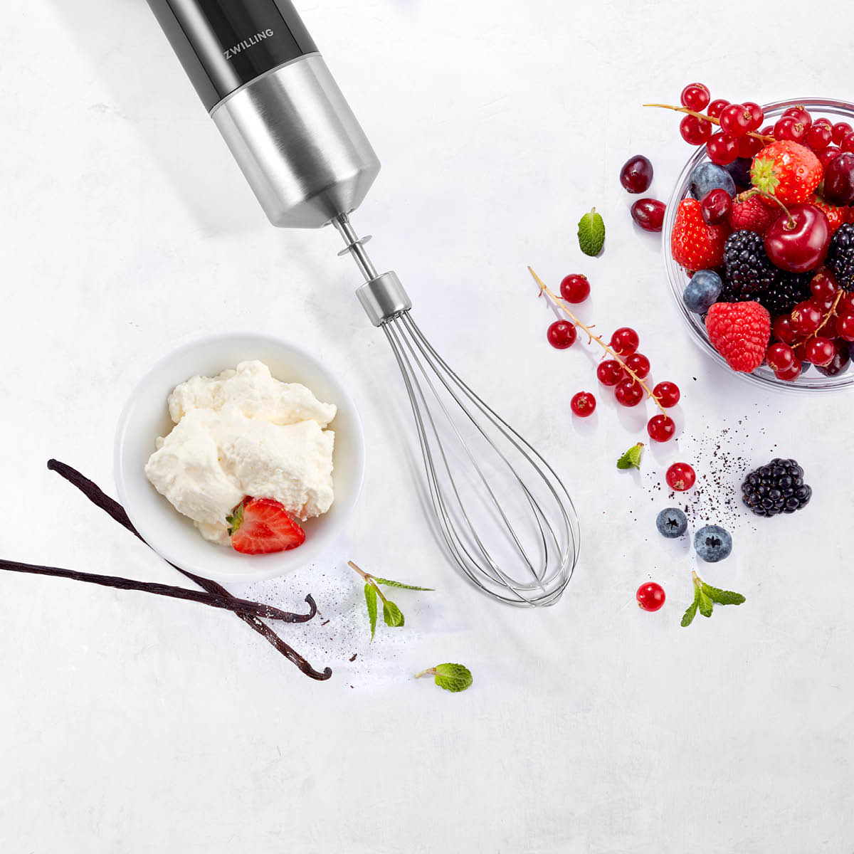 Zwilling Enfinigy ballongvisp till stavmixer 24 cm rostfritt stål