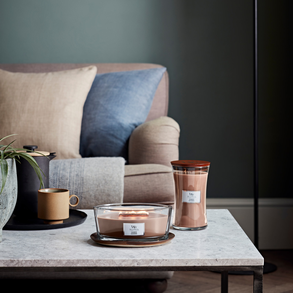 WoodWick Ellipse doftljus cashmere