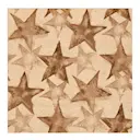 Servett 33x33 cm 20-pack Watercolour Stars brun