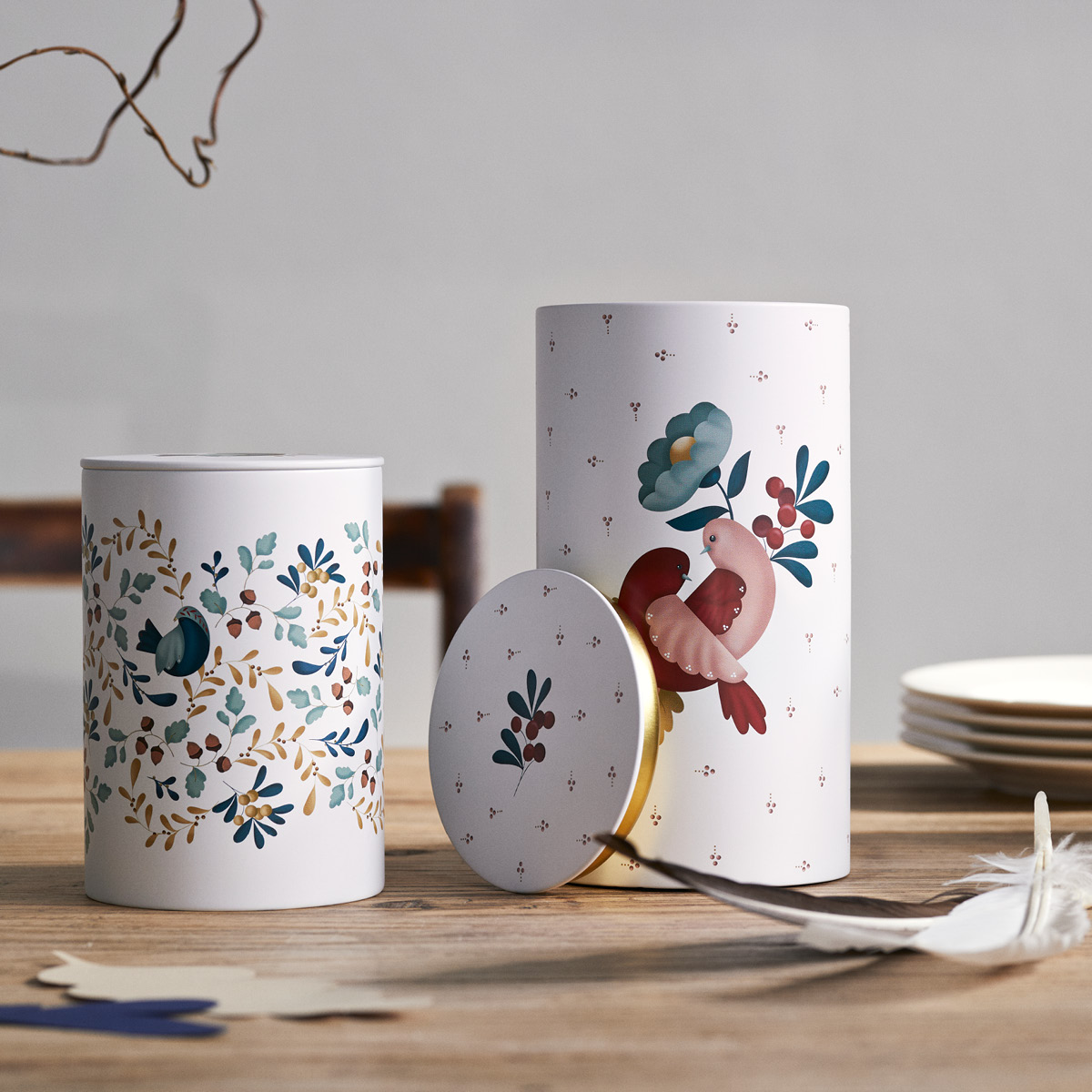 Rosendahl Grand Cru Cottage Säilytyspurkki 10+11 cm Valkoinen