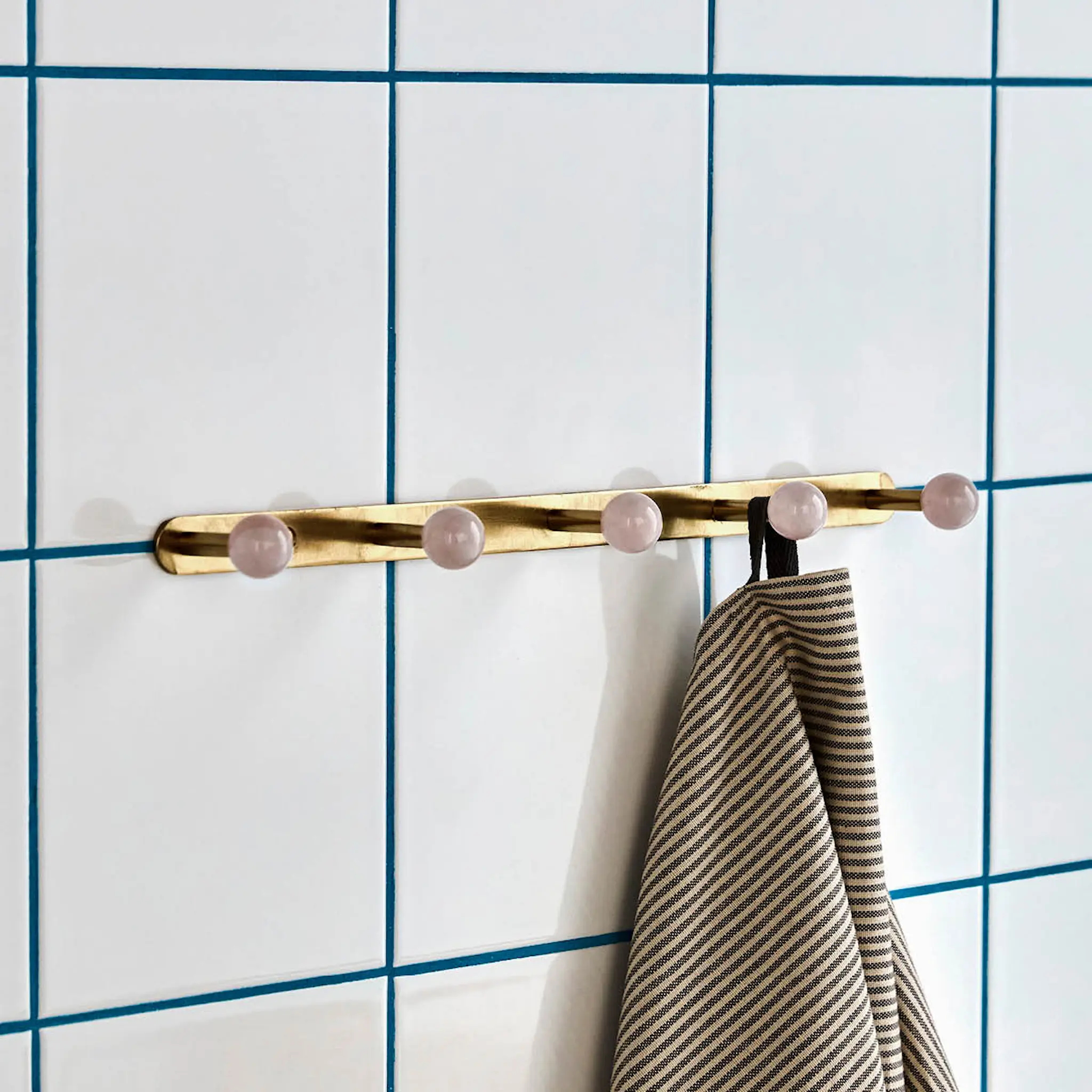 House Doctor Ball kroklist 35 cm mässing/rosa