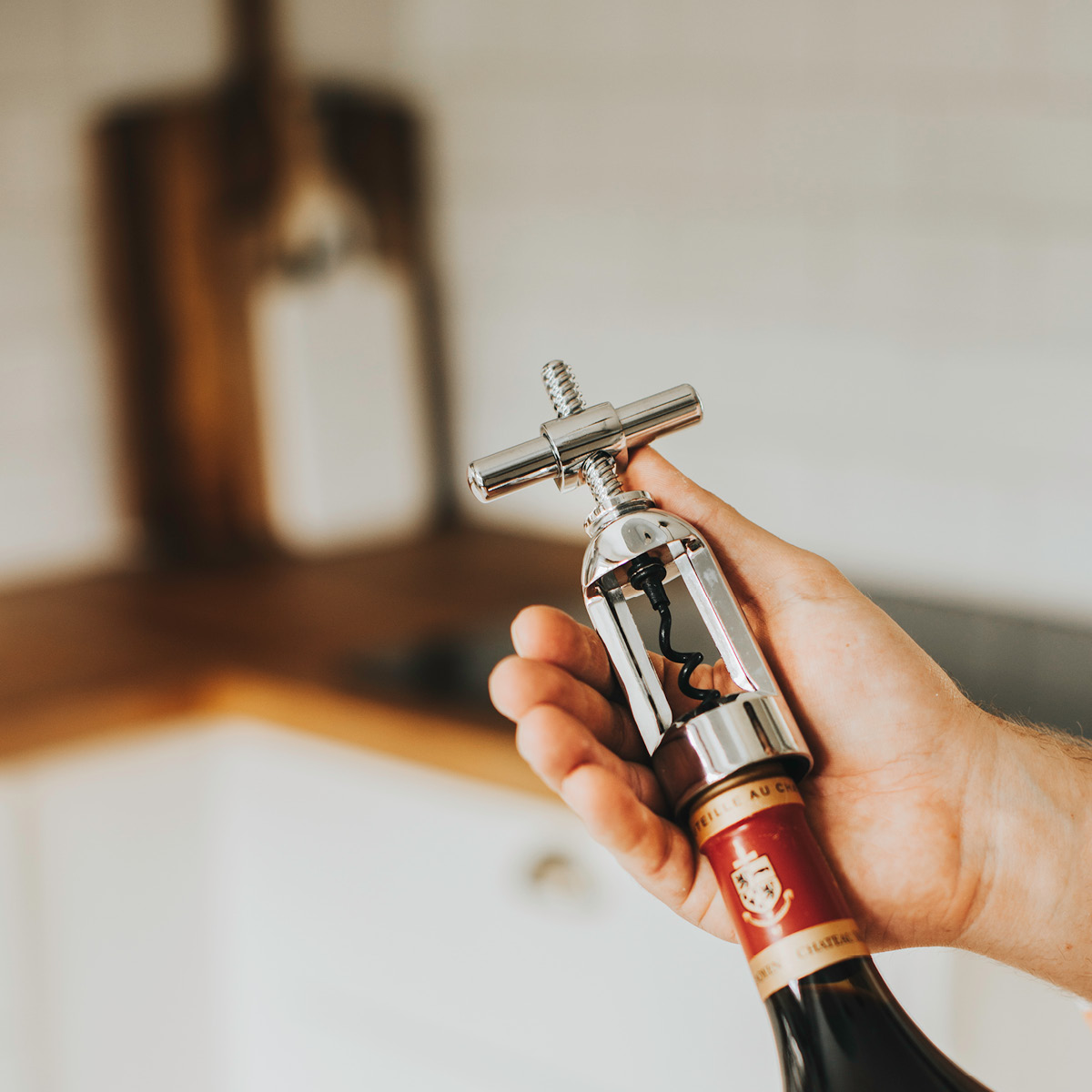 Dorre Vinopptrekker 13,6 cm sølv