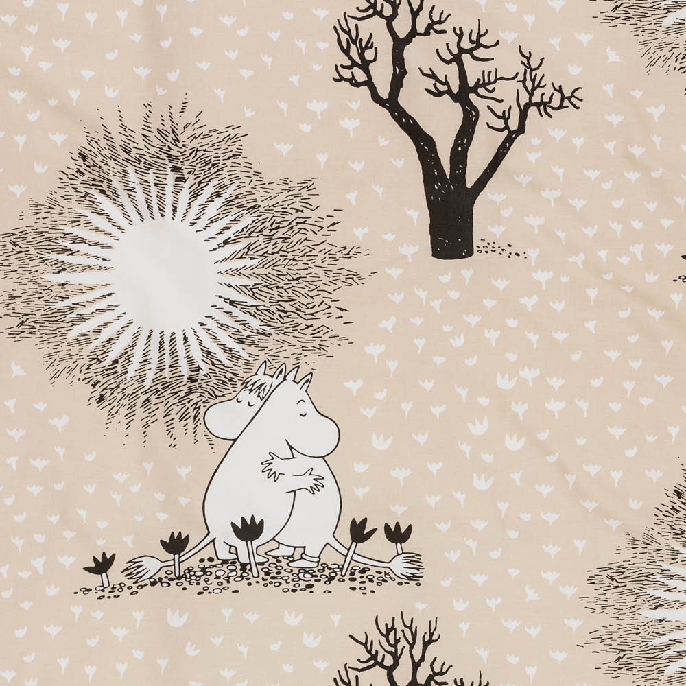 Moomin Arabia Mumin örngott 50x60 cm Kärlek beige