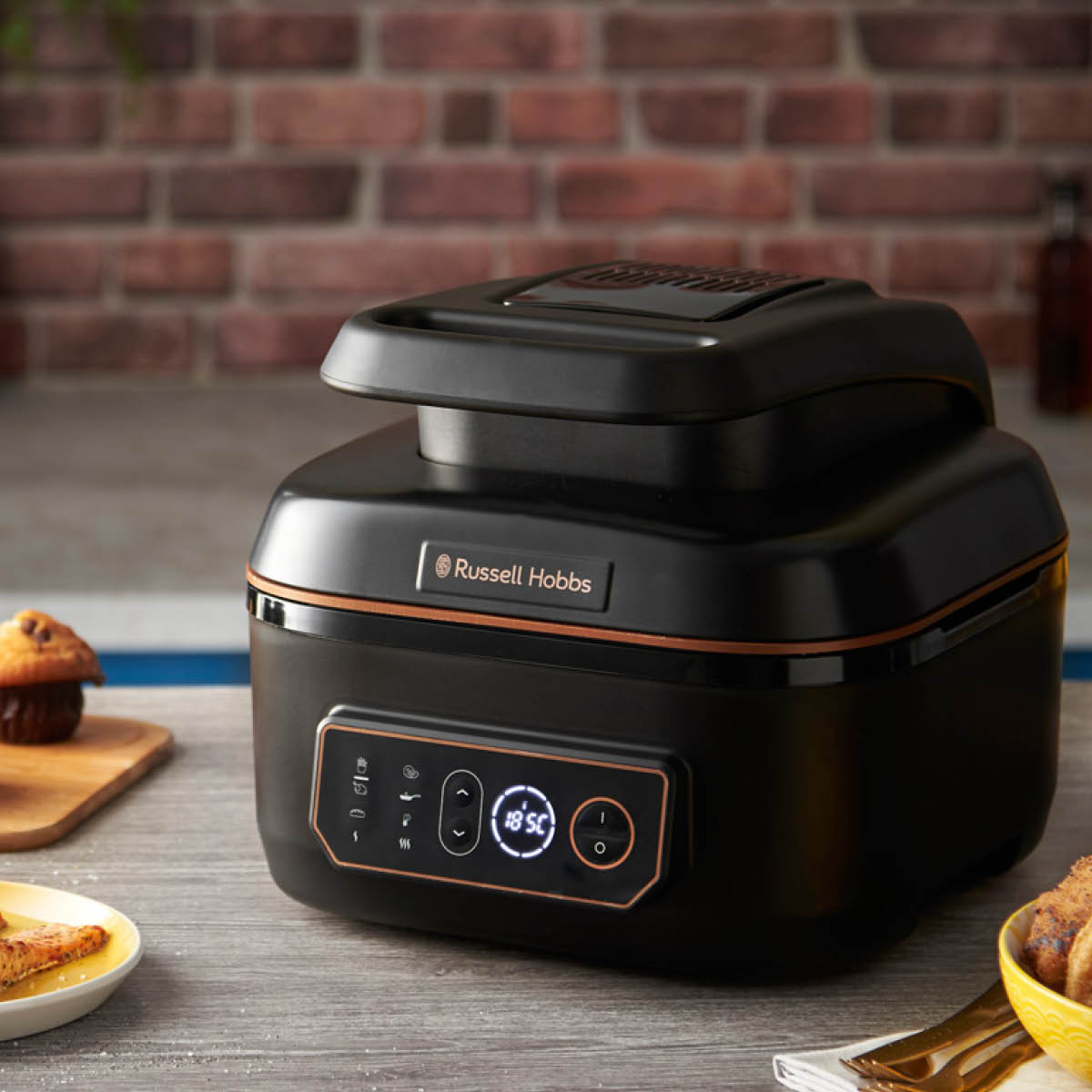 RUSSELL HOBBS Satisfry Air & Grill multikokare 26520-56 5,5 L 1745W svart