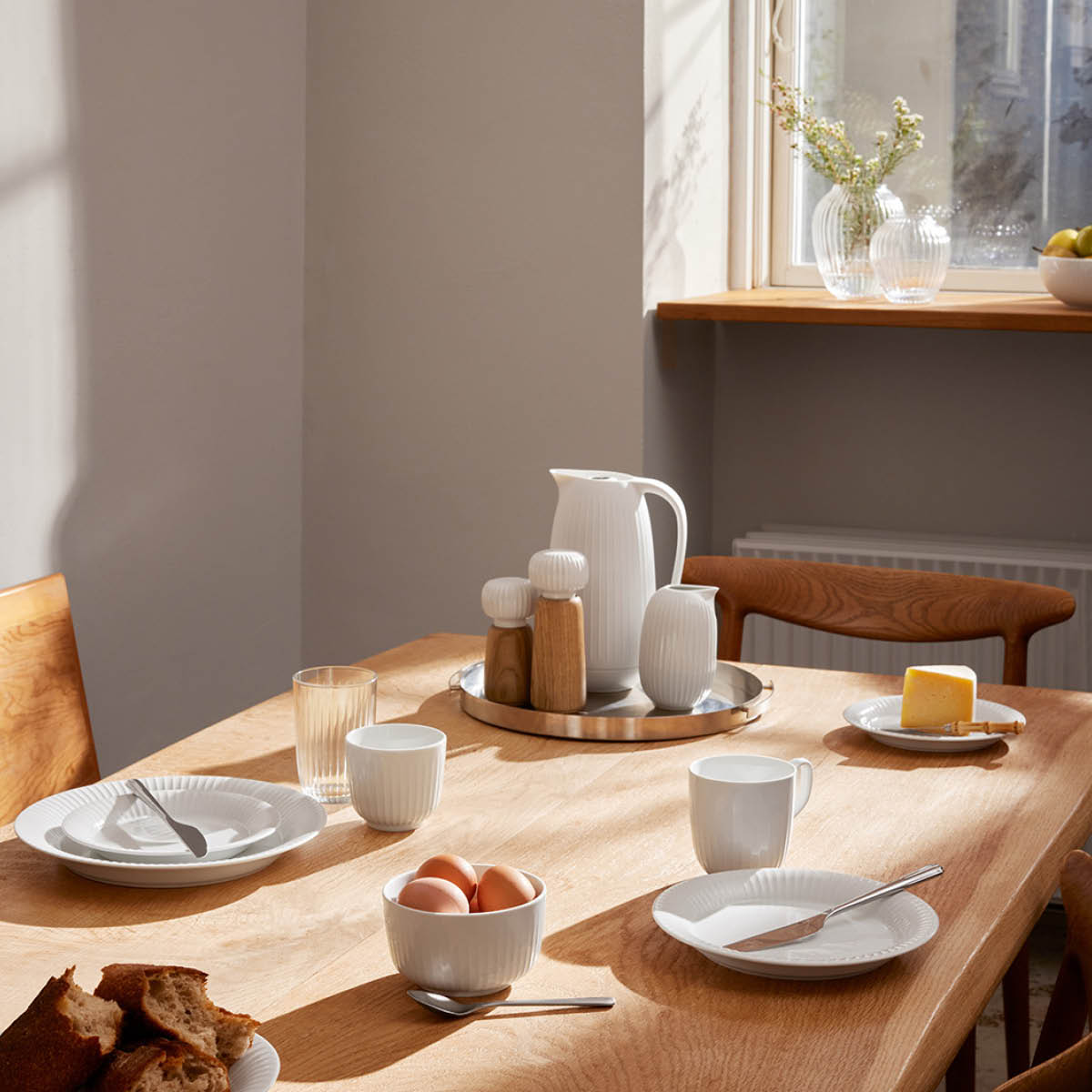 Kähler Hammershøi Lautanen 22 cm Valkoinen