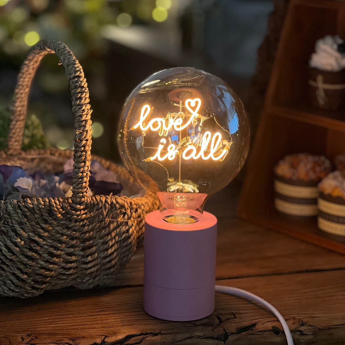 Elements Lighting MITB glödlampa LED 17 cm Love Is All bärnsten
