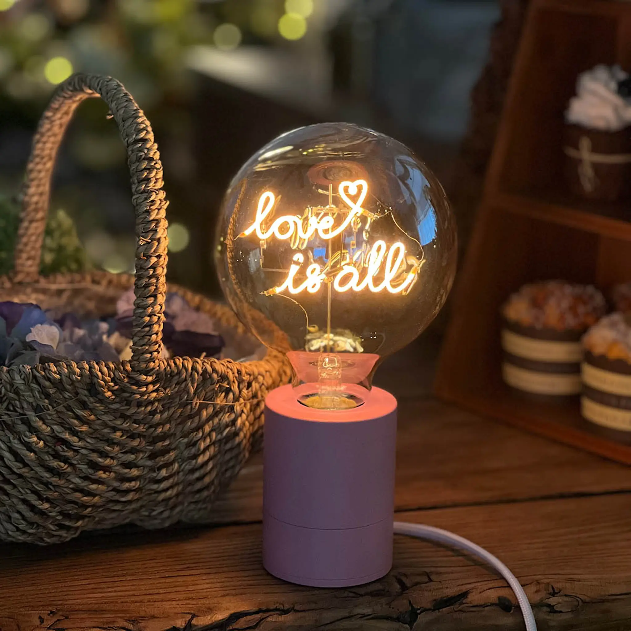 Elements Lighting MITB glödlampa LED 17 cm Love Is All bärnsten