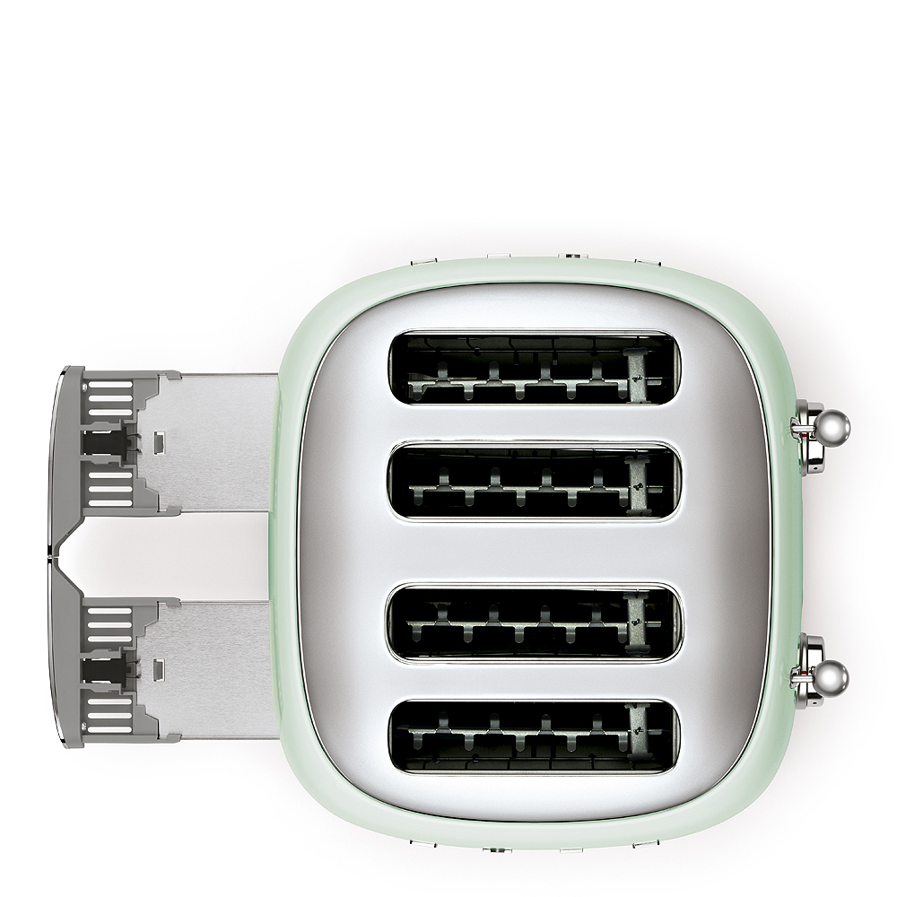 Smeg Smeg Leivänpaahdin neliömäinen 4 viipaletta TSF02 Pastellinvihreä