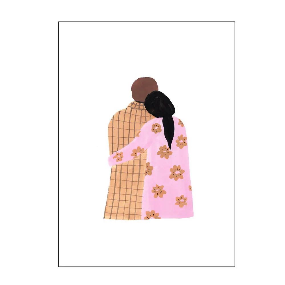 The Poster Club x Laura Page Juliste 30x40 cm Couple