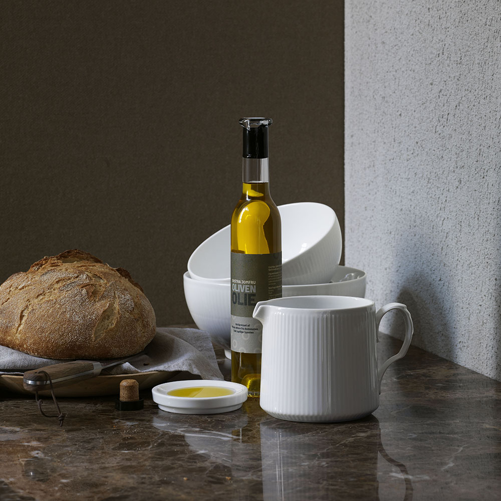 Royal Copenhagen White Fluted Kannu 70 cl