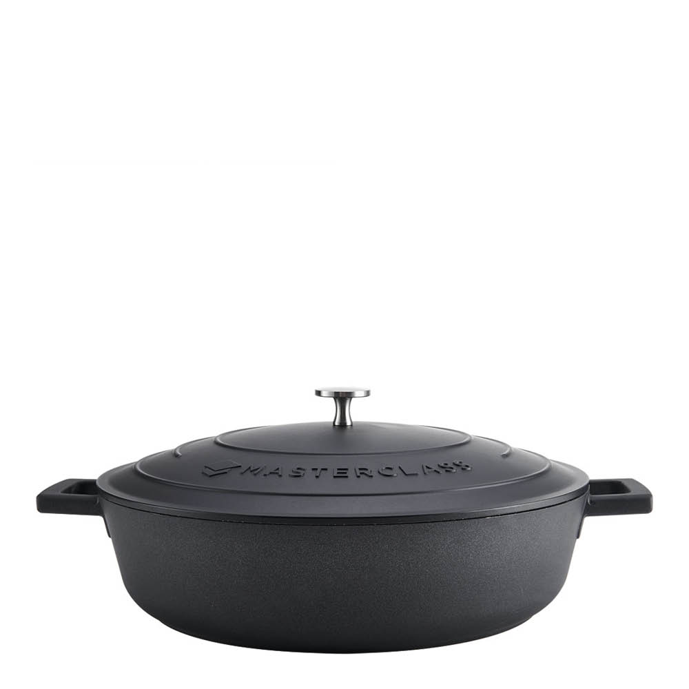 MasterClass - Cast Aluminium Matala pata 5 L Musta