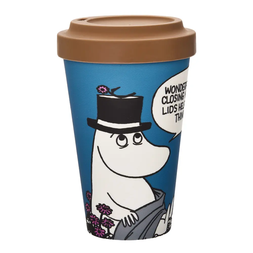 Mummi reisekopp 45 cl Mummipappa slapper av blå