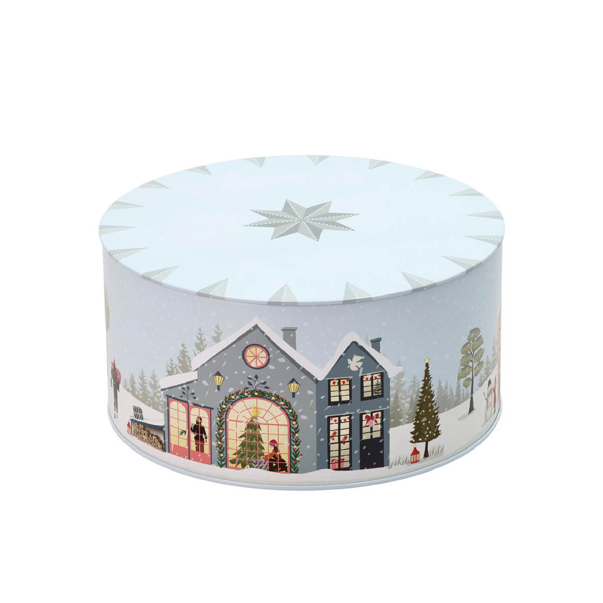 Pillivuyt Vinter kakebokssett 2 deler crystal rose + ice blue