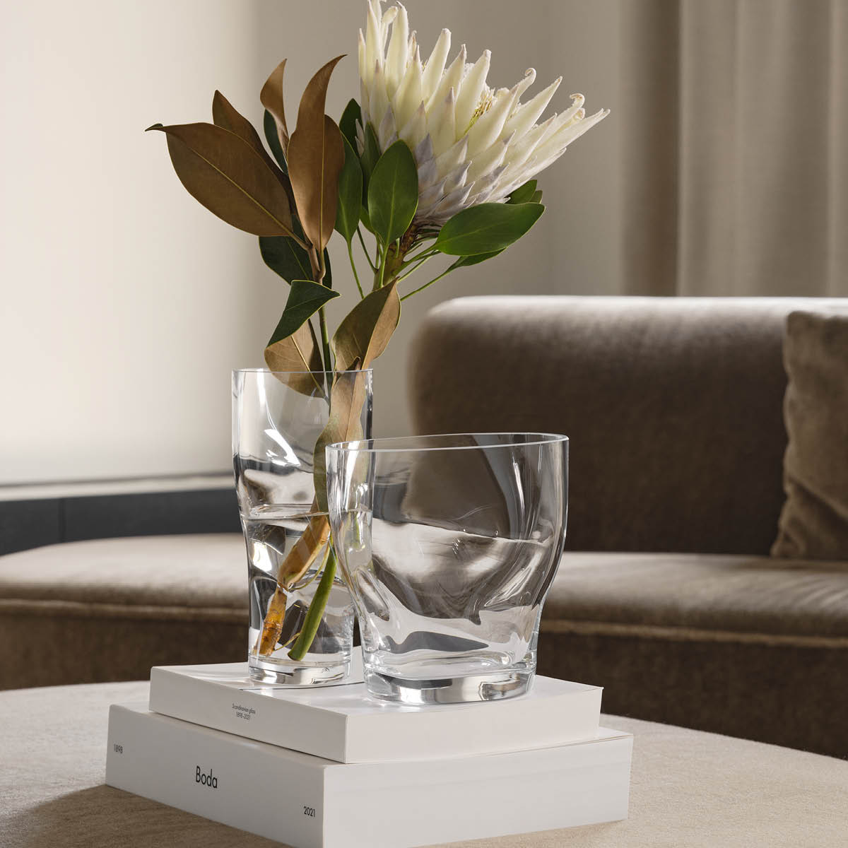 Orrefors Squeeze Maljakko 23 cm Kirkas