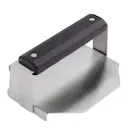 Hamburgerpress 6x5 cm rostfritt stål