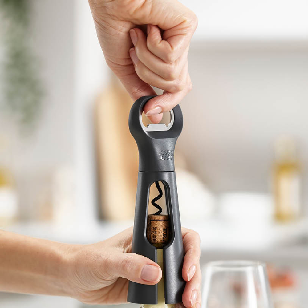 Joseph Joseph Korketrekker grå