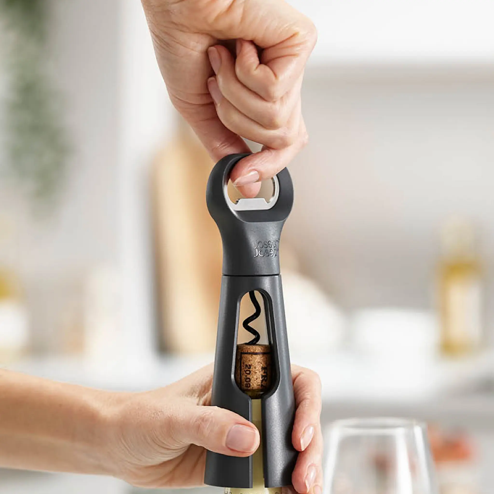 Joseph Joseph Joseph Joseph Korkkiruuvi 18,5 cm Harmaa