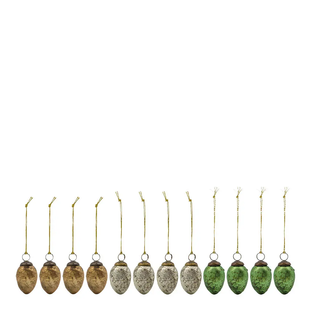 Pääsiäismuna riippuva 12 kpl Monivärinen