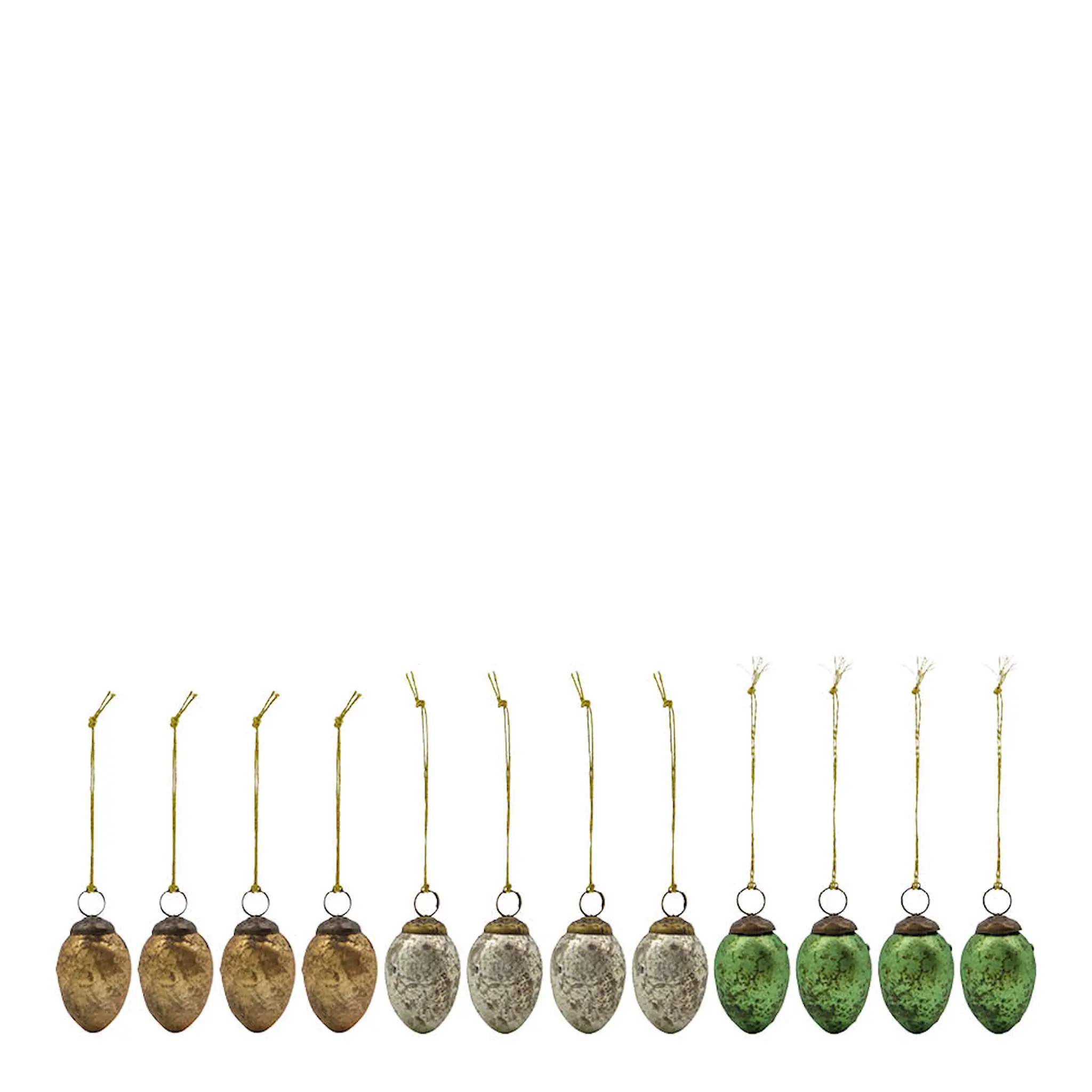 House Doctor Pääsiäismuna riippuva 12 kpl Monivärinen