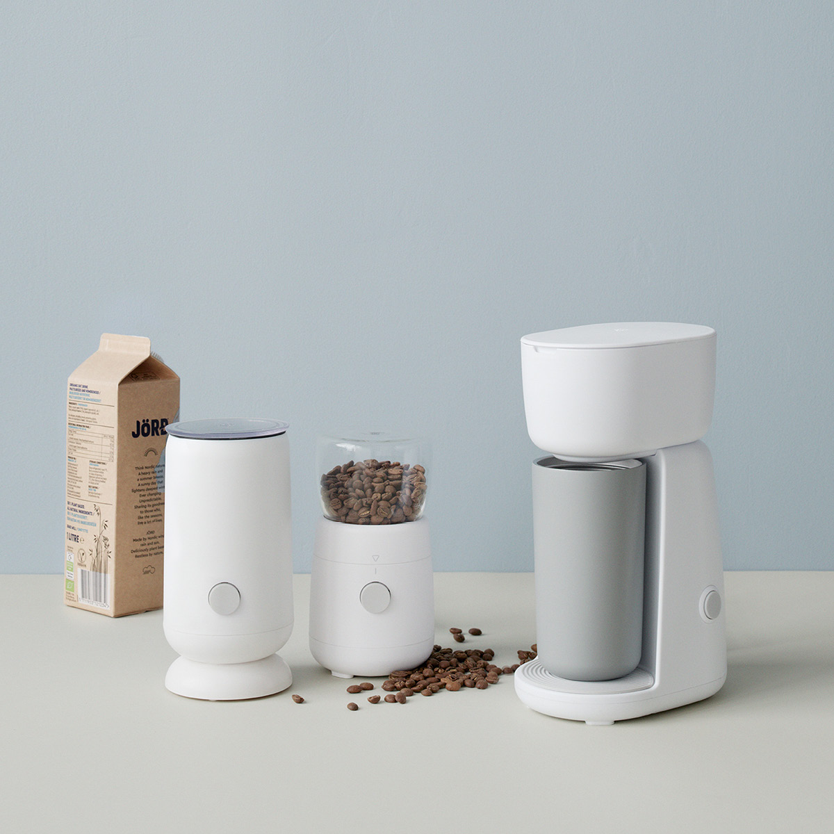 RIG-TIG Foodie Single Cup Kahvinkeitin Valkoinen