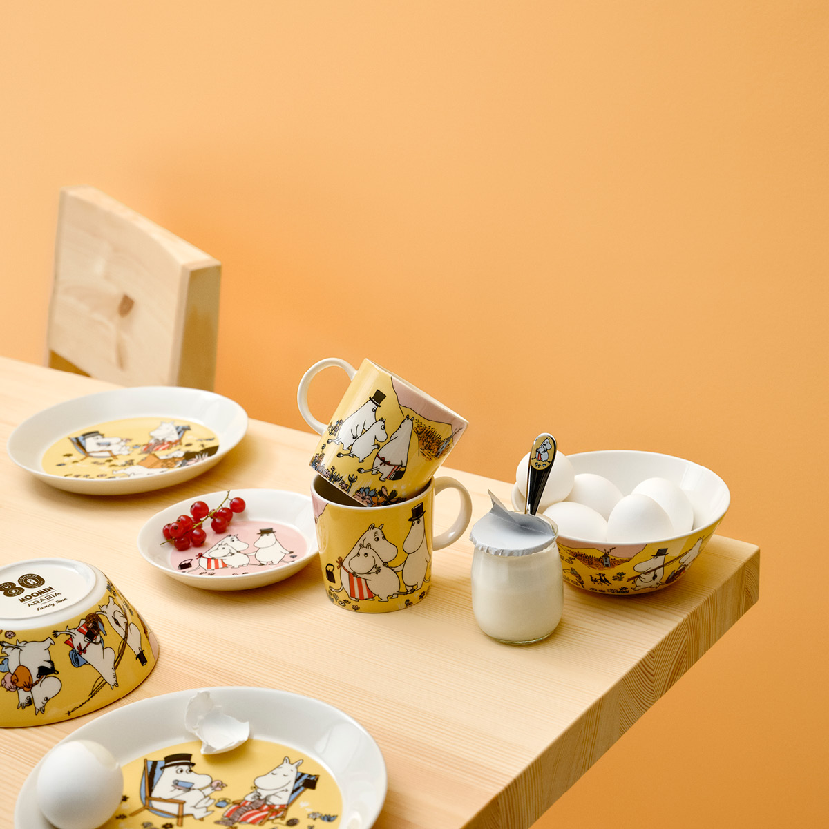 Moomin Hackman Mummi kaffeskje Klemmer Familietid