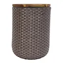 Halo sittpuff med förvaring 34x45 cm taupe