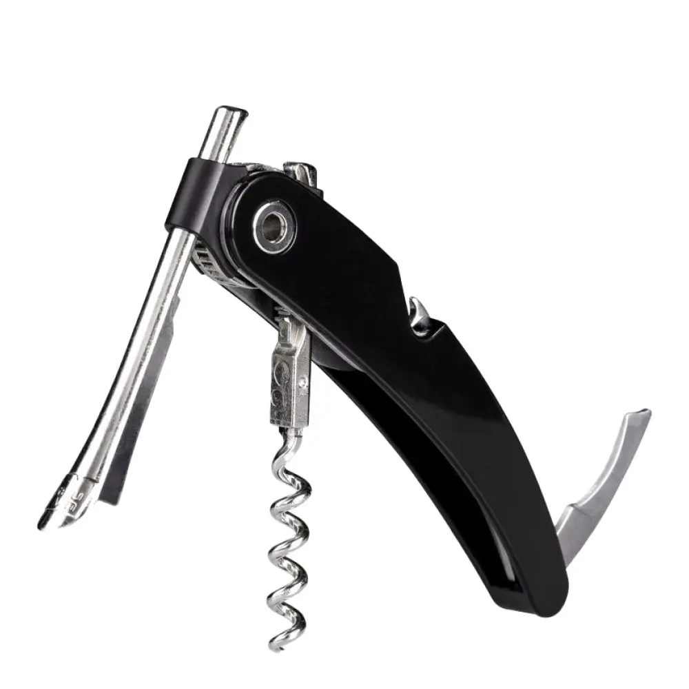 Single Pull Viinipullonavaaja Musta