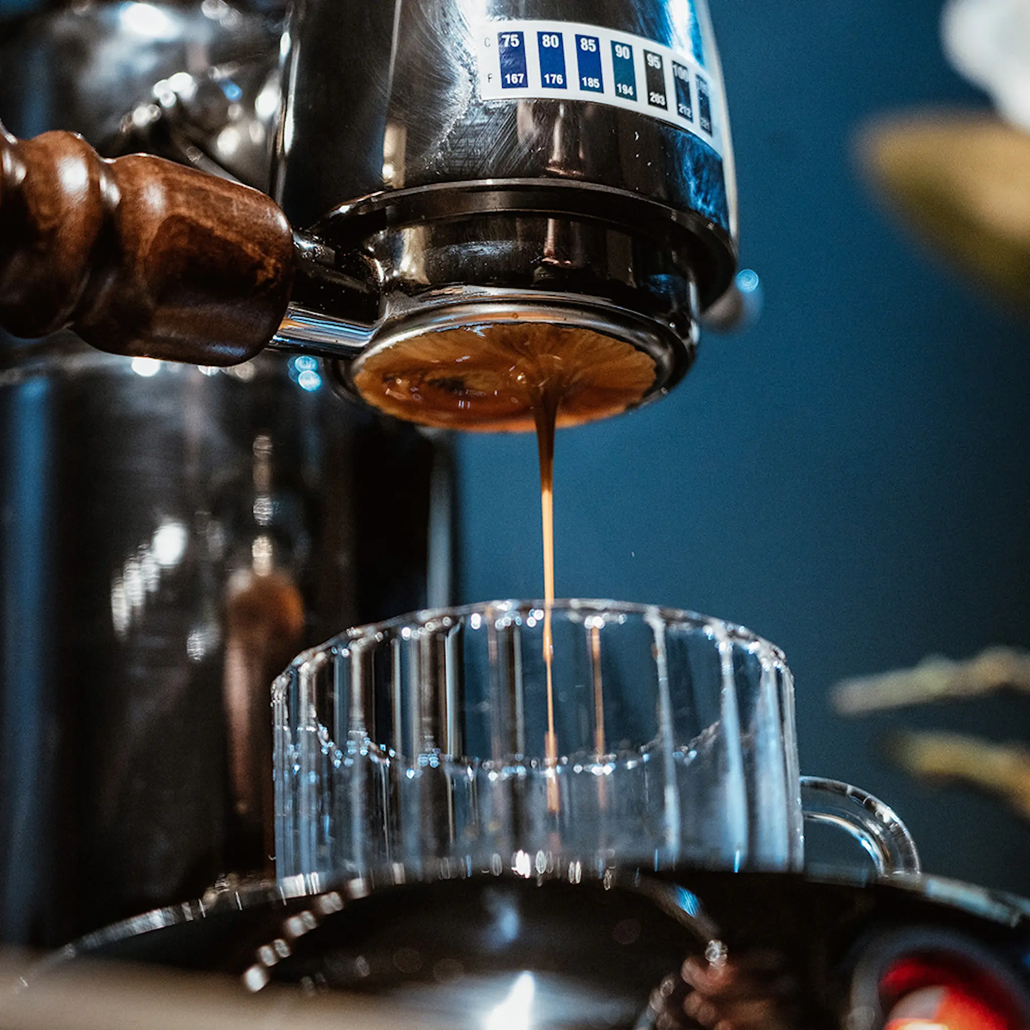 La Pavoni Esperto Manuell Kaffemaskin med Hävarm Mässing