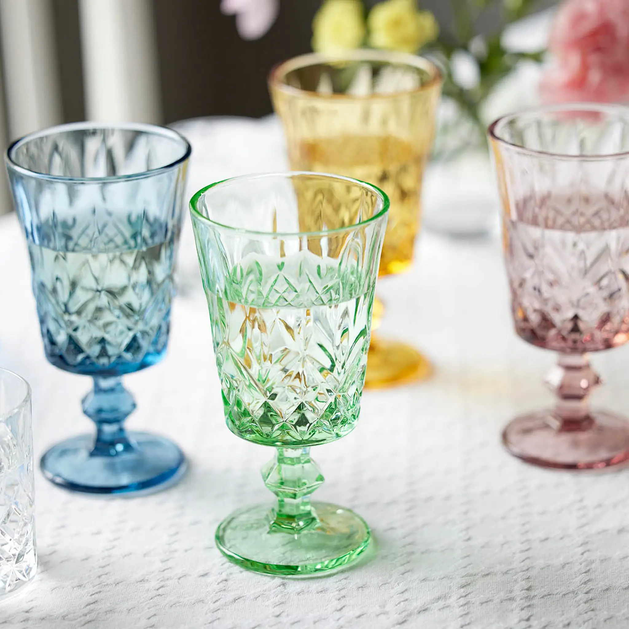 Lyngby Glas Sorrento Vinglas 29 cl 4-pack Blå