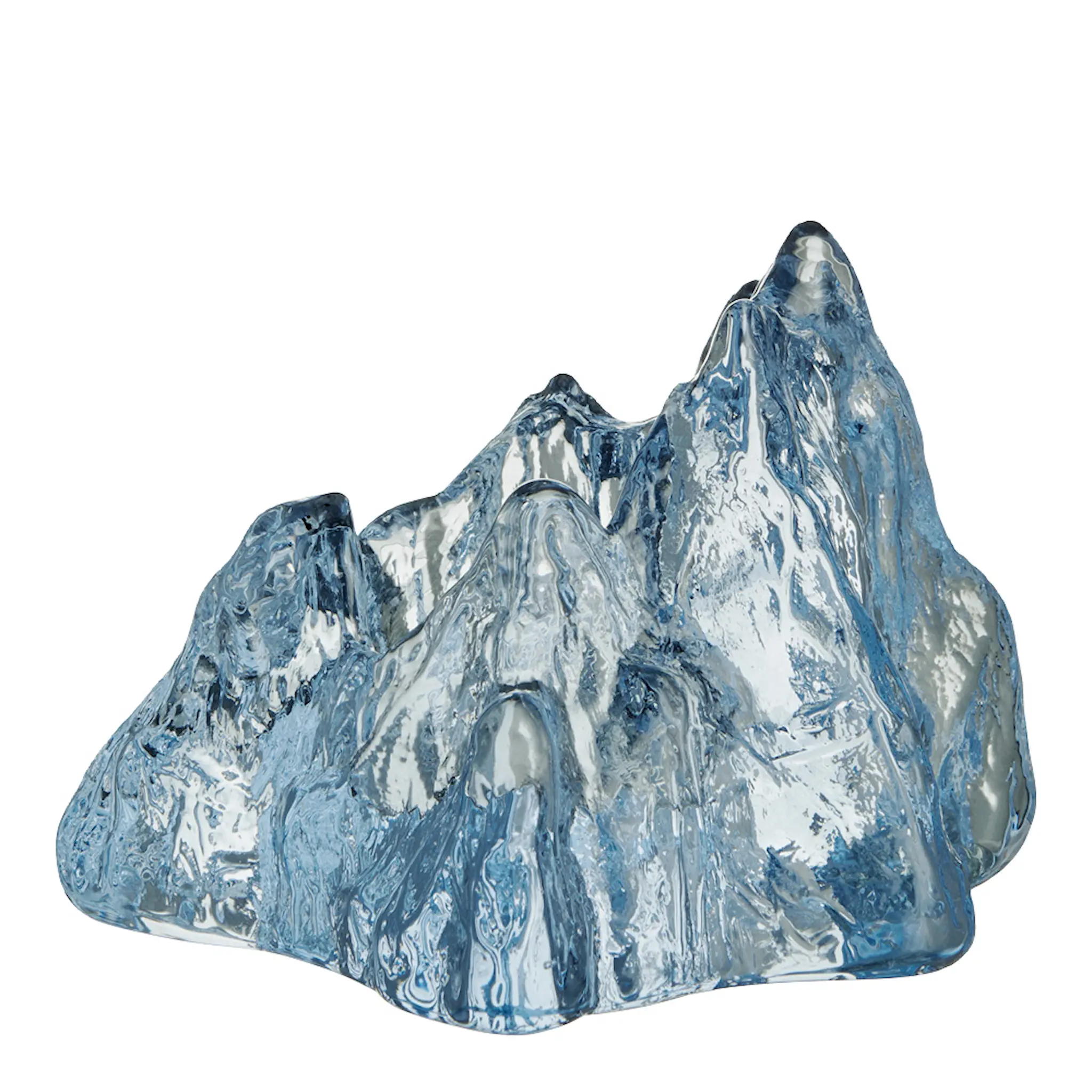 Kosta Boda The Rock ljuslykta 9,1 cm ice blue