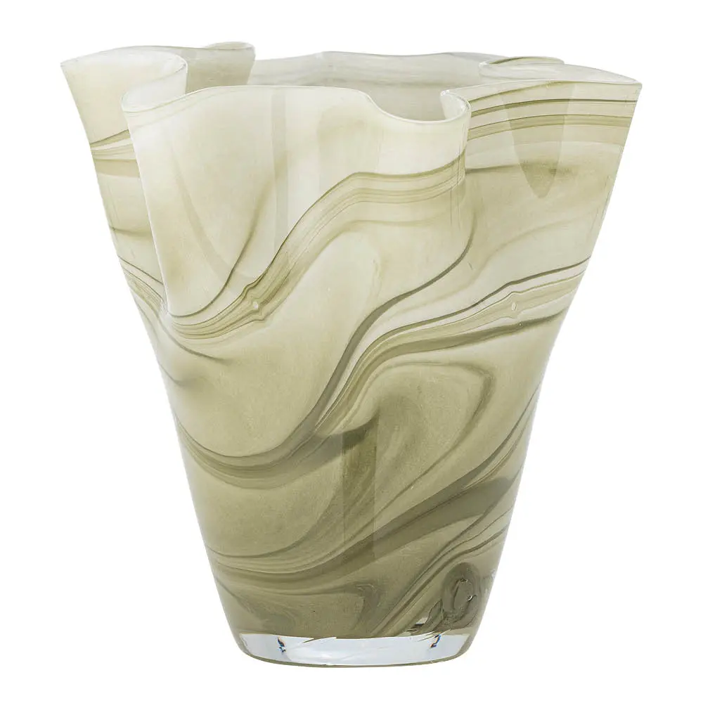Toryn vase 24 cm grønn