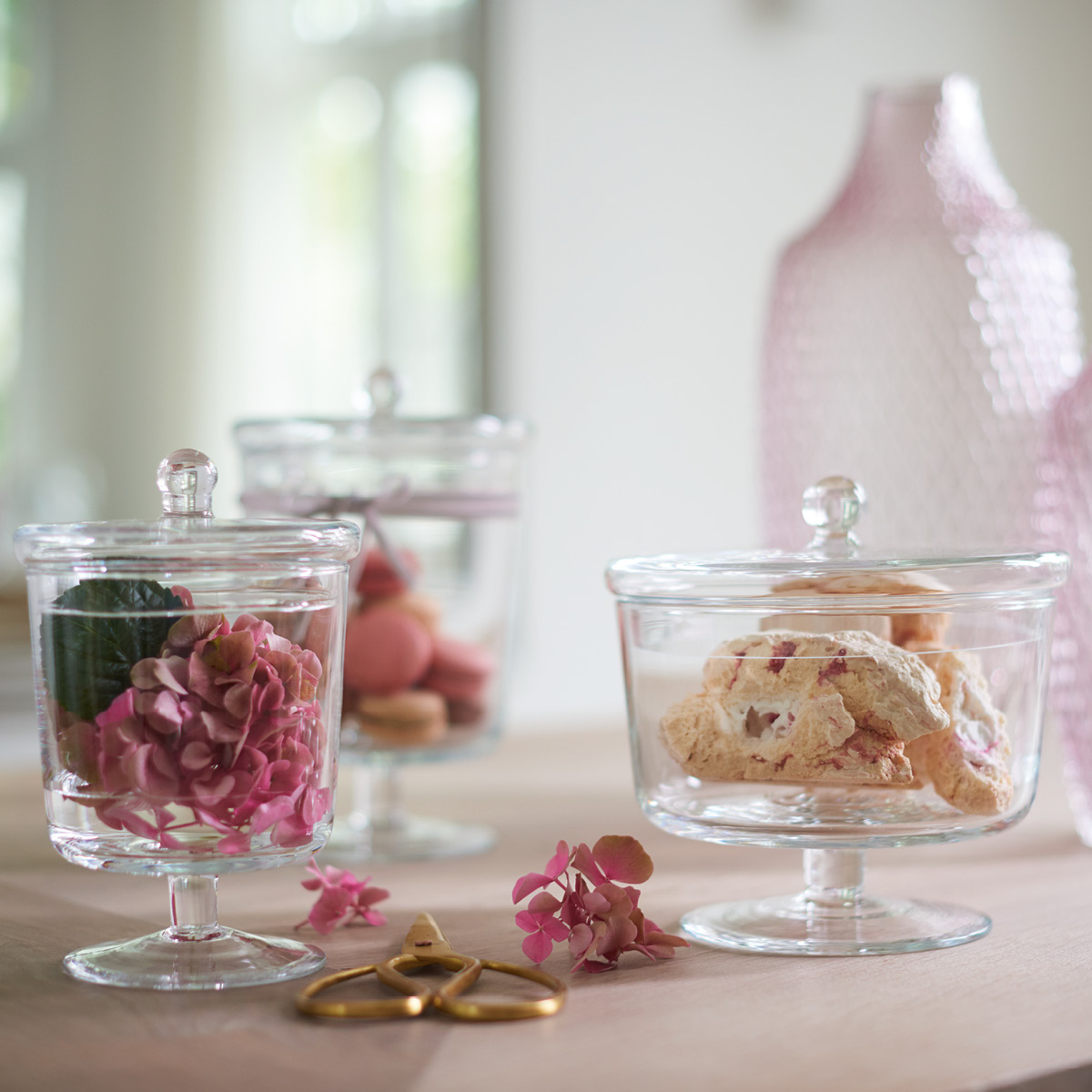 Leonardo Poesia Lasipurkki jalallinen 18 cm