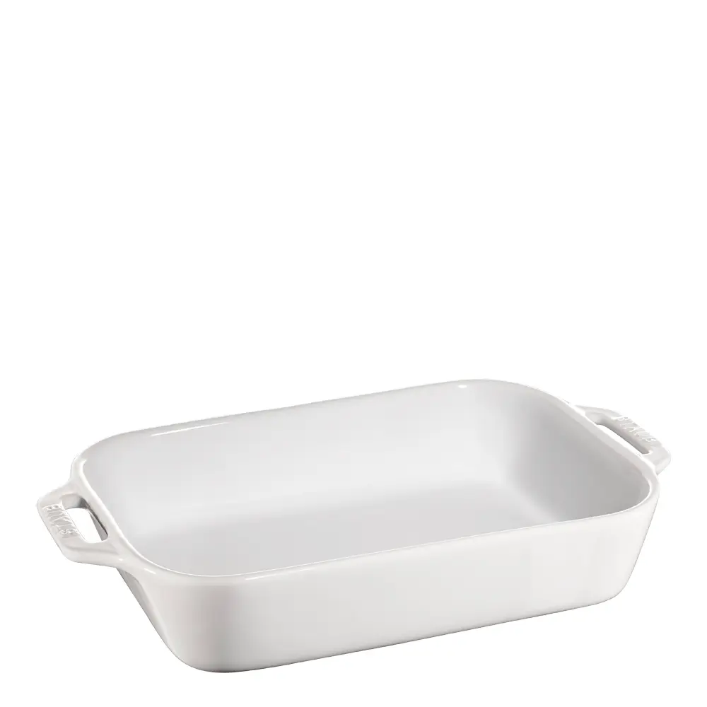 Uunivuoka 27x20 cm Valkoinen