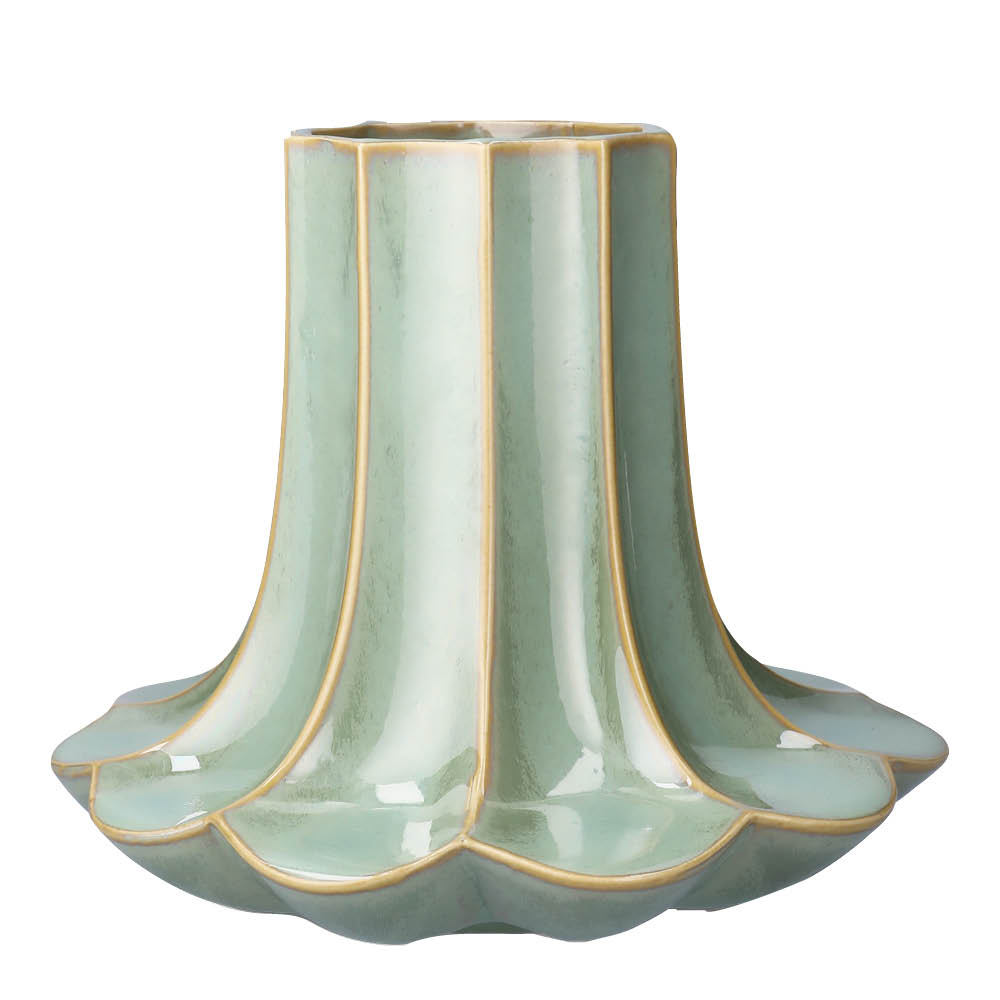 Kähler Kantarel vas 20,5 cm grön