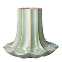 Kantarel vas 20,5 cm grön