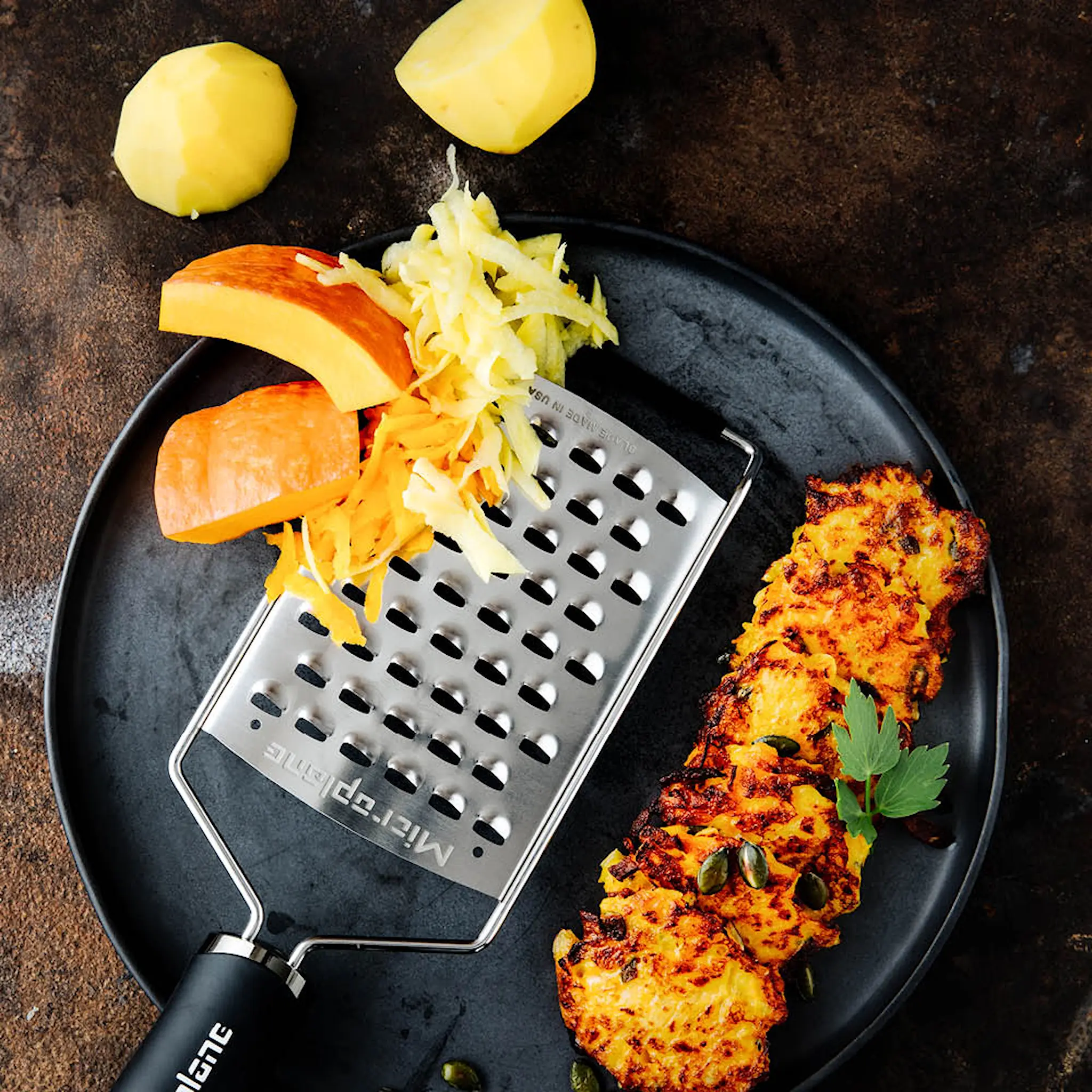 Microplane Gourmet Ultra Coarse rivjärn brett extra grovt