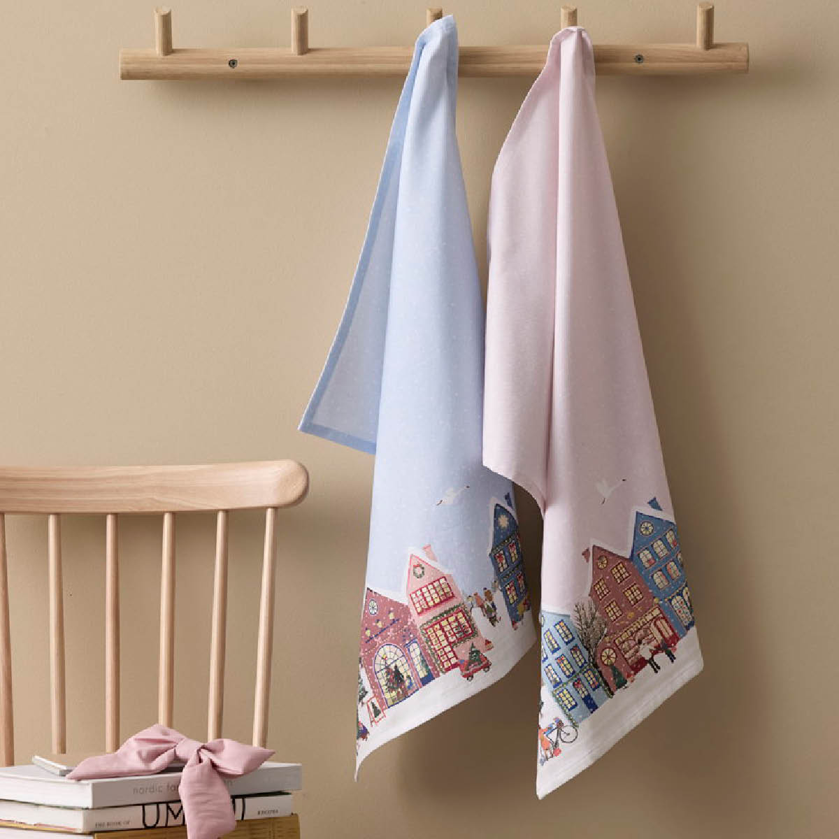 Pillivuyt Vinter kjøkkenhåndkle 70x50 cm ice blue