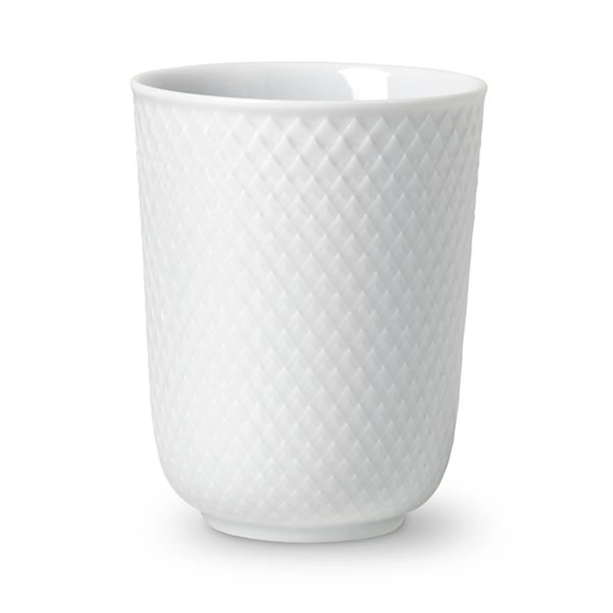 Lyngby Porcelæn Rhombe Mugg 33 cl Vit