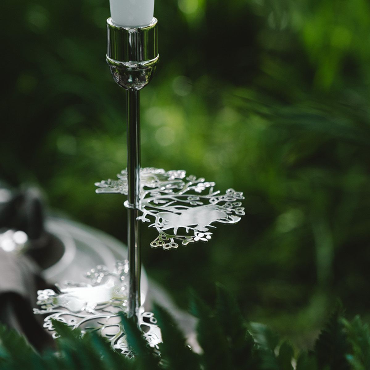 Hilke Hilke x Mumin No.2 Ljusstake 40 cm Förnicklad Mässing