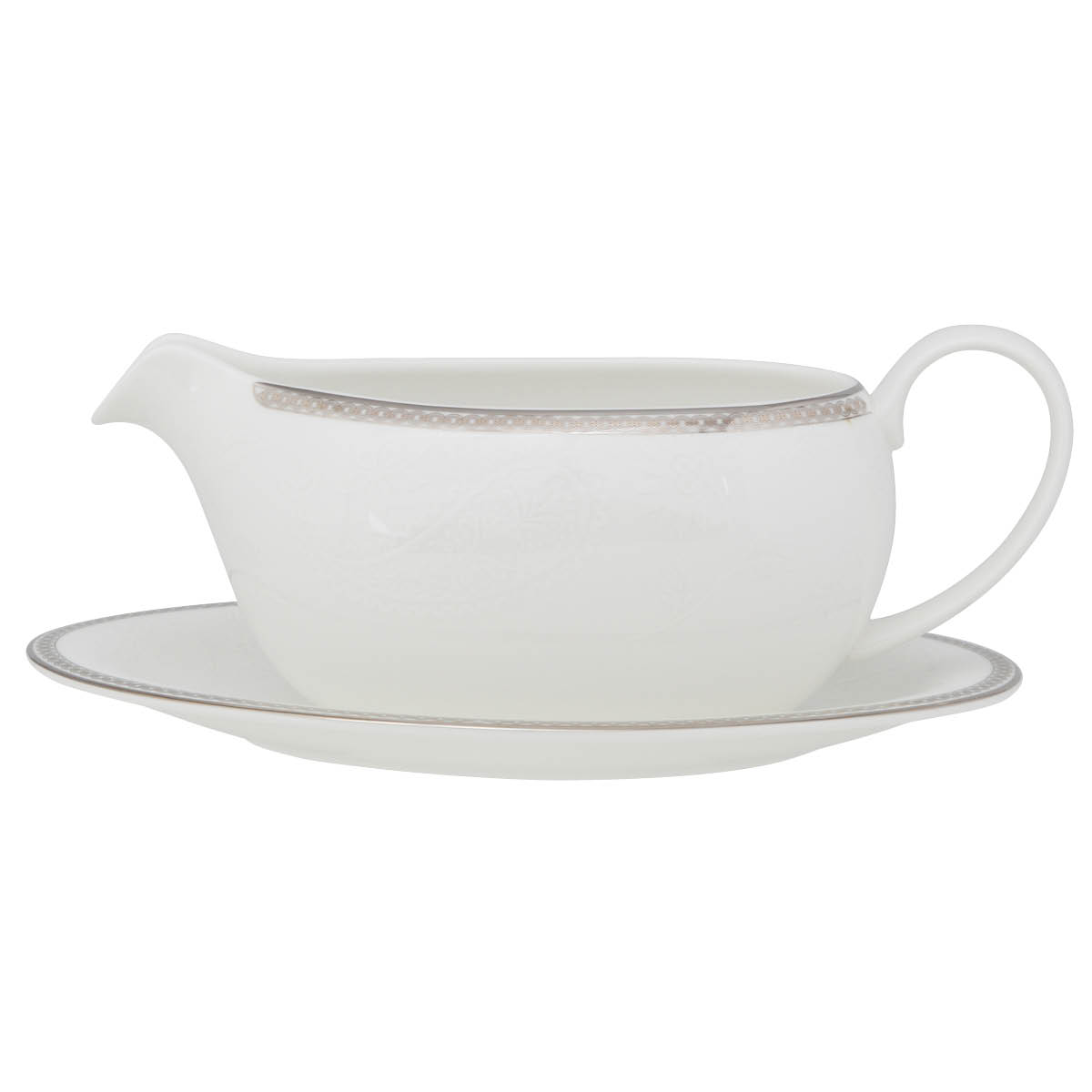 Royal Porcelain Silver Paisley fat til sausenebb