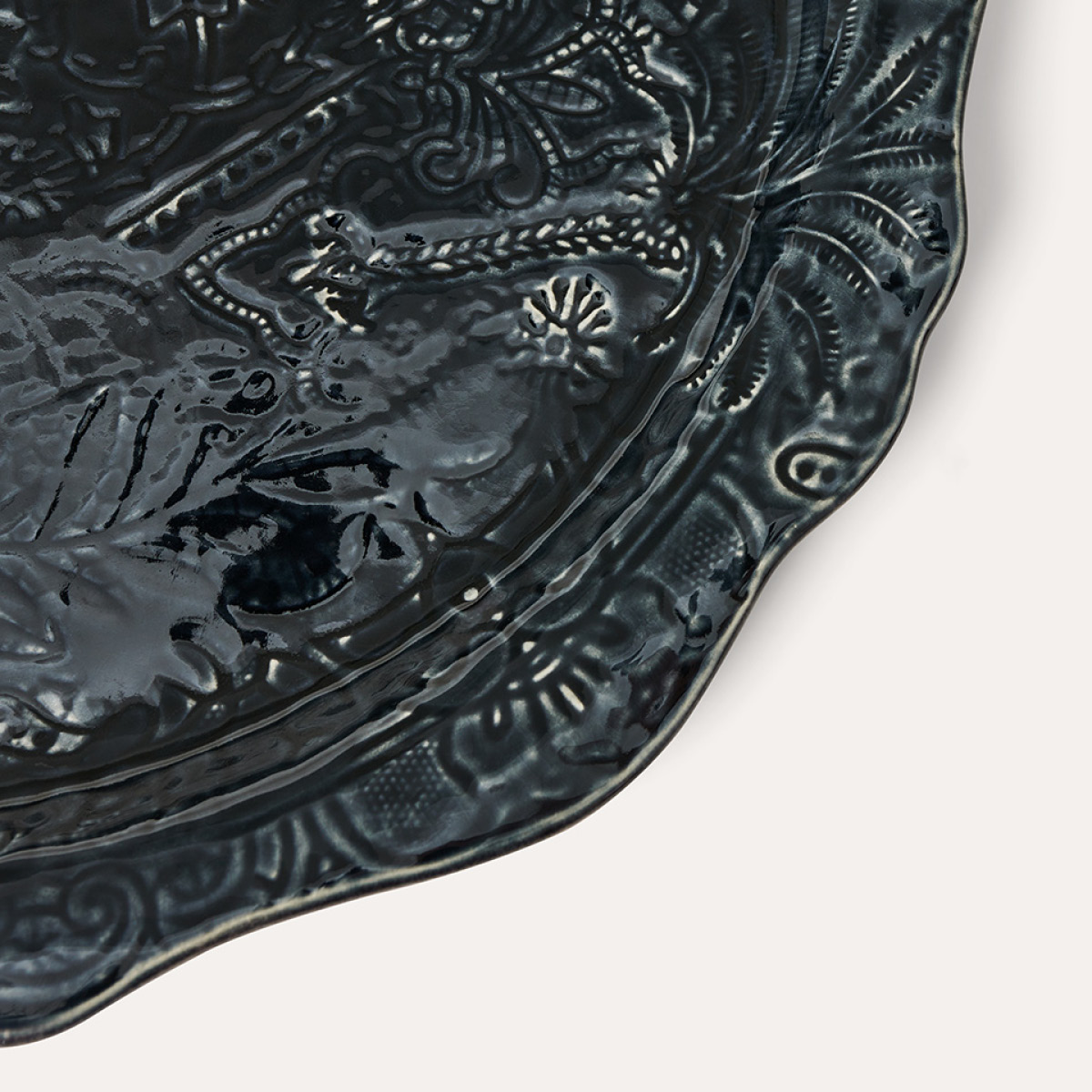 Sthål Arabesque serveringsfat 34 cm thunder