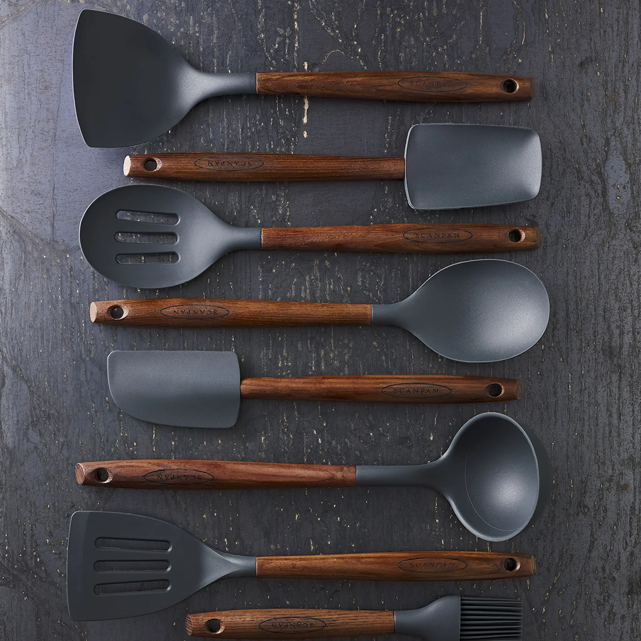 Scanpan Access skålad slickepott 28 cm silikon/ask